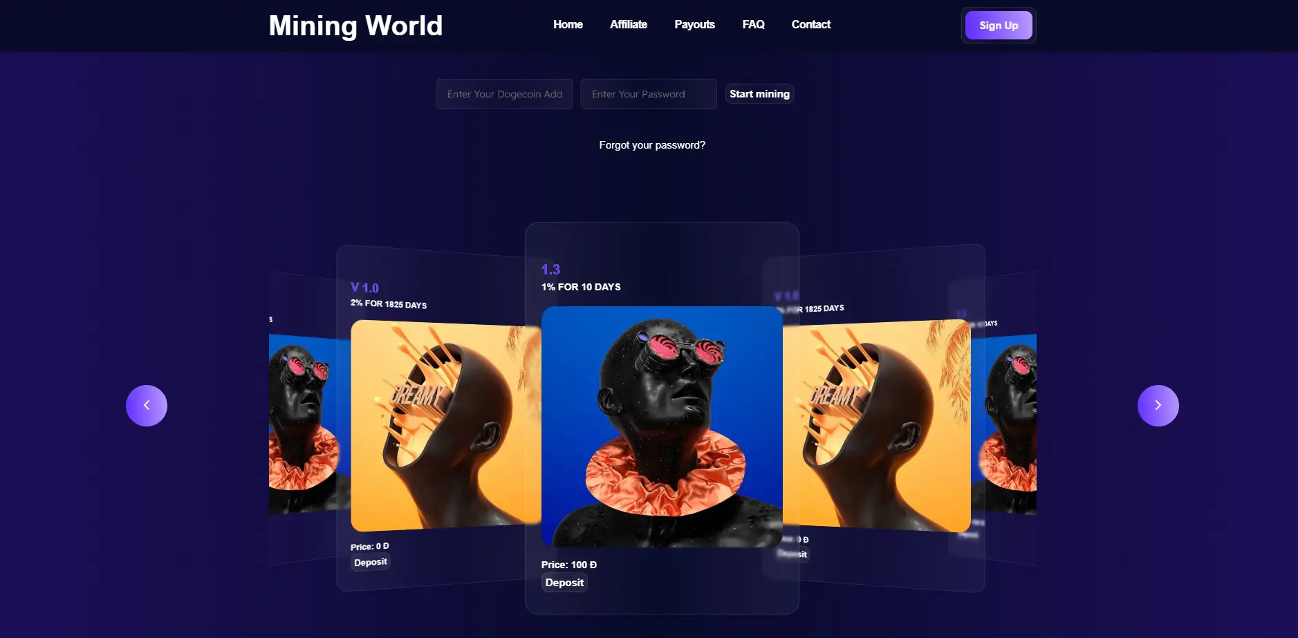 Tezonos Template Crypto Mining (SCM)