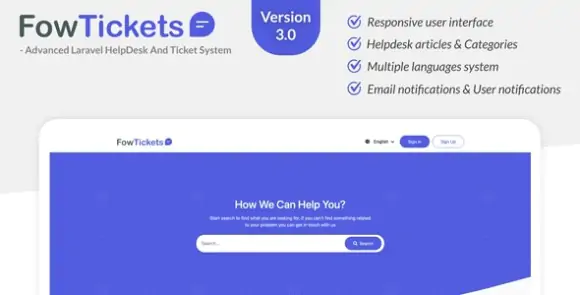 Fowtickets - Simple Customer Support Software With Ticketing System And Knowledge Base