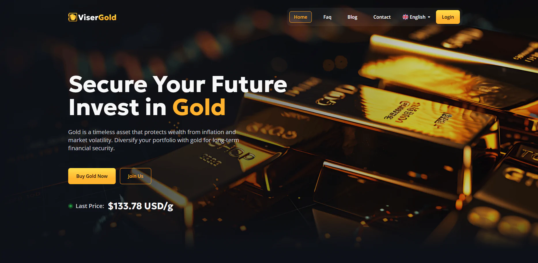 ViserGold - Online Gold Trading Platform